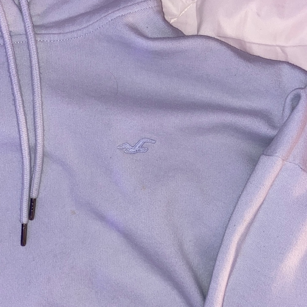 Light blue hollister hoodie - Picture 2 of 4
